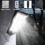 990000000LM Commercial 5000W LED Solar Street Light Dusk to Dawn Road Lamp+Pole