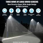 Solar Lights Outdoor Motion Sensor Dusk To Dawn Super Bright Solar Street Lights