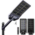 99000000LM Commercial 300W LED Solar Street Light Dusk to Dawn Road Lamp +Pole
