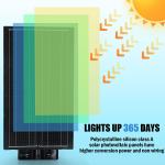 Solar Lights Outdoor Motion Sensor Dusk To Dawn Super Bright Solar Street Lights