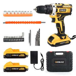 NEW 20V Power Cordless Drill Driver Electric Rechargeable Tool With Charger