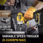 For DEWALT DCB205 20V MAX Cordless Drill Impact Driver 1/4" 2-Speed - NO Battery