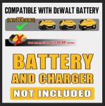 Compatible DEWALT 20V Power Tool Combo Impact Wrench/Angle Grinder/Hammer Drill