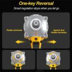 20V Cordless Impact Wrench Kit with 2 Batteries & Charger Brushless Motor