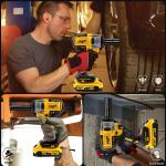 20V Cordless Impact Wrench Kit with 2 Batteries & Charger Brushless Motor