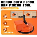 Floor Gap Fixer Tool for Laminate Floor Gap Repair with 11.8 Inch Rubber Mallet