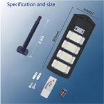 Commercial 1000000LM LED Outdoor Dusk to Dawn Solar Street Light Road Area Lamp