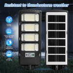 Commercial 1000000LM LED Outdoor Dusk to Dawn Solar Street Light Road Area Lamp