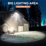 600W LED Solar Flood Lights Outdoor Street Light Dusk to Dawn Flood Wall Lamp US