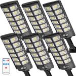 Commercial 1000000LM LED Outdoor Dusk to Dawn Solar Street Light Road Area Lamp