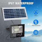 600W LED Solar Flood Lights Outdoor Street Light Dusk to Dawn Flood Wall Lamp US