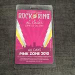 JAY-Z BACKSTAGE VIP GUEST PASS 2010 ROCK RING AM FESTIVAL Nuremberg Germany RARE