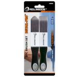 ROLLINGDOG Paint Brush for Trim - Edging Paint Brush 2PC,Triangular Brush and Square Trim Brush,Cut in,Edger,Corner,Sash Painting