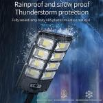 Commercial 1000000LM LED Outdoor Dusk to Dawn Solar Street Light Road Area Lamp