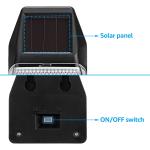 6-Pack Solar-Powered LED Fence Lighting, Dusk-to-Dawn Deck Lights