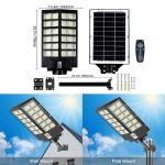 NEW Commercial 10000W LED Outdoor Dusk to Dawn Solar Street Light Road Area Lamp