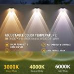 12 Pack Solar Step Lights Outdoor LED Deck Fence Stair Lights IP65 Waterproof