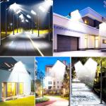 NEW Commercial 10000W LED Outdoor Dusk to Dawn Solar Street Light Road Area Lamp