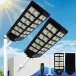 LED 11000W Commercial Solar Street Lights Outdoor Dusk to Dawn parking lot light