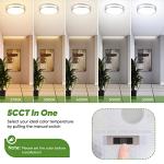 36W LED Ceiling Lights 3600lm Super Bright, Dimmable Flush Mount Light Fixtures 6500K/5000K/4000K/3000K/2700K Adjusted Modern Ceiling Lights 2PACK, 13 Inch Ceiling Lamps for Bedroom Kitchen, Nickle