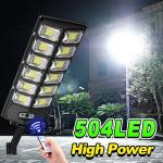 Commercial 1000000LM LED Outdoor Dusk to Dawn Solar Street Light Road Area Lamp