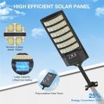 20000000LM Commercial LED Solar Street Light Outdoor Dusk to Dawn Road Area Lamp