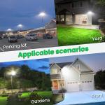 20000000LM Commercial LED Solar Street Light Outdoor Dusk to Dawn Road Area Lamp