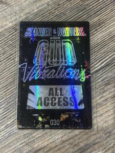 SLANDER & NGHTMRE 2016 Gud Vibrations Tour All Access Backstage Pass Laminate DJ