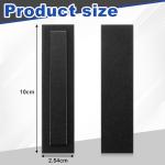 Zonon 2 Pcs 1/4" Trim Molding Spacer Reveal Tool with 2 Pcs Pencils CNC Machined Billet Aluminum Installation Precision Tool for Measuring Doors Windows DIY Projects(Black)