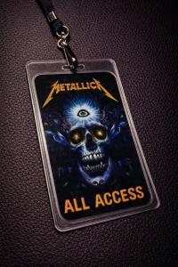 Metallica RP Tour Laminate Pass