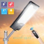 Commercial 3200000LM Solar Street Light Dusk to Dawn LED Outdoor Road Area Lamp