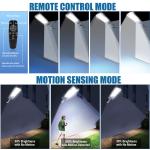 Commercial 3200000LM Solar Street Light Dusk to Dawn LED Outdoor Road Area Lamp