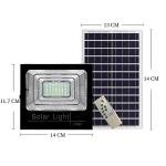 100W Outdoor LED Solar Security Light Street Flood Light Dusk to Dawn Wall Lamp