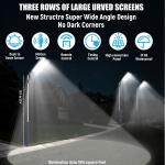 Commercial 3200000LM Solar Street Light Dusk to Dawn LED Outdoor Road Area Lamp