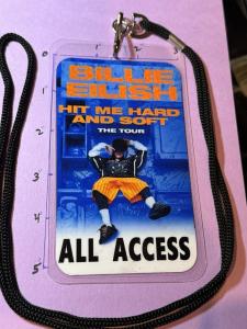 Billie Eilish Commemorative 2024 Backstage Pass/ Laminate  & lanyard