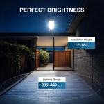 GMOX 2 Pack 100000LM Solar Street Light Outdoor IP65 Waterfroof 240PCS 5730LEDs