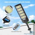 GMOX 2 Pack 100000LM Solar Street Light Outdoor IP65 Waterfroof 240PCS 5730LEDs