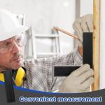 Zonon 2 Pcs 1/4" Trim Molding Spacer Reveal Tool with 2 Pcs Pencils CNC Machined Billet Aluminum Installation Precision Tool for Measuring Doors Windows DIY Projects(Black)