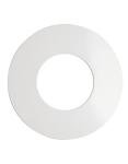 The Can Converter Ceiling Medallion for Recessed Can Light – Home Improvement Decorative Steel Flat Goof Ring & Cover Plate for 5" & 6" Cans, Small Ceiling Medallion for Chandeliers & Pendants, White
