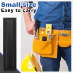 Zonon 2 Pcs 1/4" Trim Molding Spacer Reveal Tool with 2 Pcs Pencils CNC Machined Billet Aluminum Installation Precision Tool for Measuring Doors Windows DIY Projects(Black)