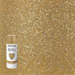 Rust-Oleum 301495 Specialty Glitter Spray Paint, 10.25 oz, Gold