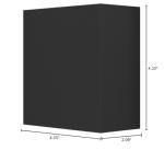 LUTEC 2-Pack LED Up & Down Modern Wall Lamp, Aluminum Anti-Rust Outdoor Indoor Wall Sconce, 10W 3000K Warm White, Adjustable Exterior Wall Light, Waterproof for Porch, Patio, Garden, Bedroom-Black