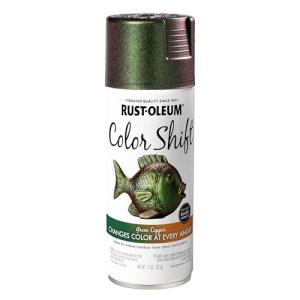 Rust-Oleum 372478 Specialty Color Shift Spray Paint, 11 oz, Green Copper