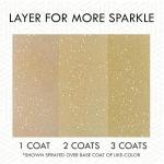 Rust-Oleum 301495 Specialty Glitter Spray Paint, 10.25 oz, Gold