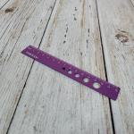 FIBERXM Tool measuring instruments – Multi-functional ruler with shaped cutouts and serrated edges