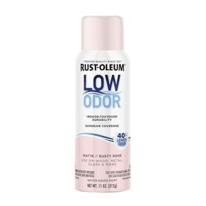 Rust-Oleum Low Odor Premium Spray Paint, 11 oz, Matte Dusty Rose
