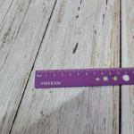 FIBERXM Tool measuring instruments – Multi-functional ruler with shaped cutouts and serrated edges