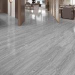 AKOLAFE 5 Sheet Vinyl Flooring 12 x 12 Peel and Stick Floor Tile Waterproof Clearance Vinyl Floor Tiles Wood Grey Self Adhesive Floor Tiles Sticky Laminate Flooring for Bathroom Kitchen Basement RV