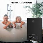 Airthereal Electric Tankless Water Heater, 27kW, 240Volts - Endless On-Demand Hot Water - Self Modulates to Save Energy Use - Small Enough to Install Anywhere - for 3 Showers, Evening Tide series