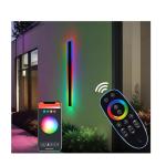 CTRLRS 23.6’’ Upgraded Modern RGB Wall Lights – Indoor/Outdoor LED Wall Sconce with Remote & App, Cool/Warm White, Party Mode, IP65 Waterproof & Rustproof – for Home, Business, or Gaming Spaces